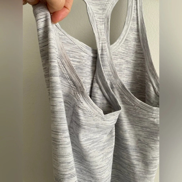 LULULEMON Cool Racerback II Wee Are From Space Nimbus Battleship Size 6-8 - Picture 12 of 15